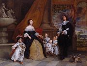 Gonzales Coques The Family of Jan Baptista Anthonie oil painting reproduction